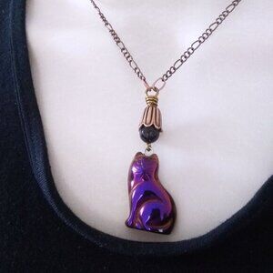 Cat Lovers!!! Cat Ladies! I've got your Necklace!!! Come get this last Kitty!